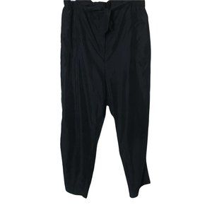 Prologue Womens Black Paperbag High Waist Pants Modal Size XL
